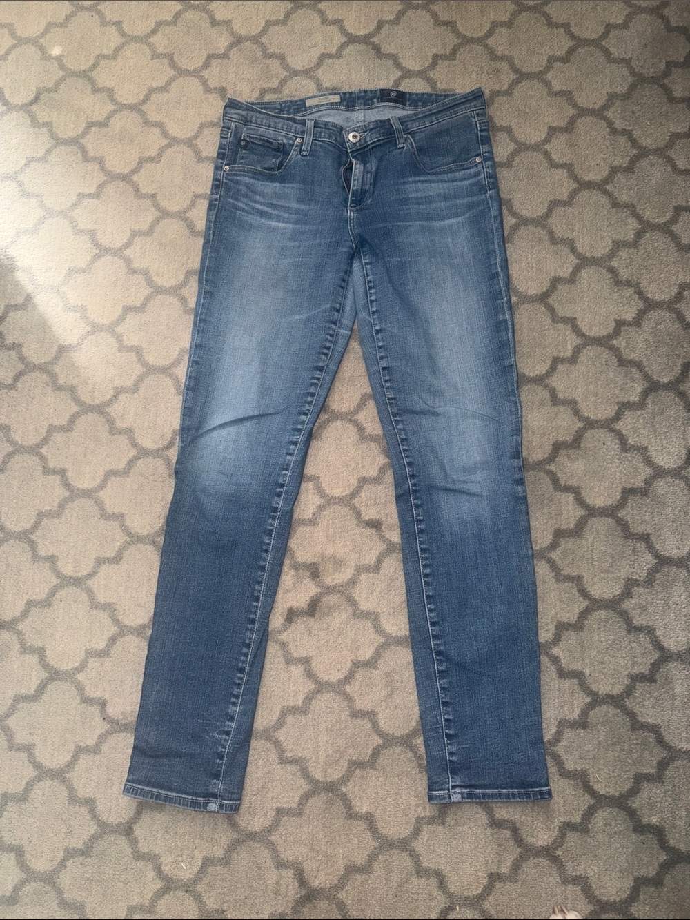 Ag Adriano Goldschmied “The Stilt” jean in Medium Blue Wash